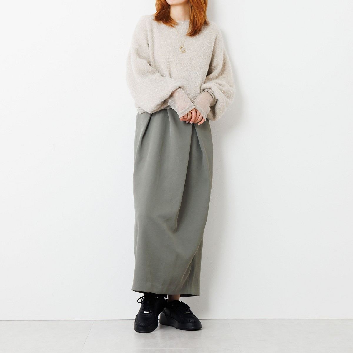 【25AW新色】厚底コートソールスニーカー/657102