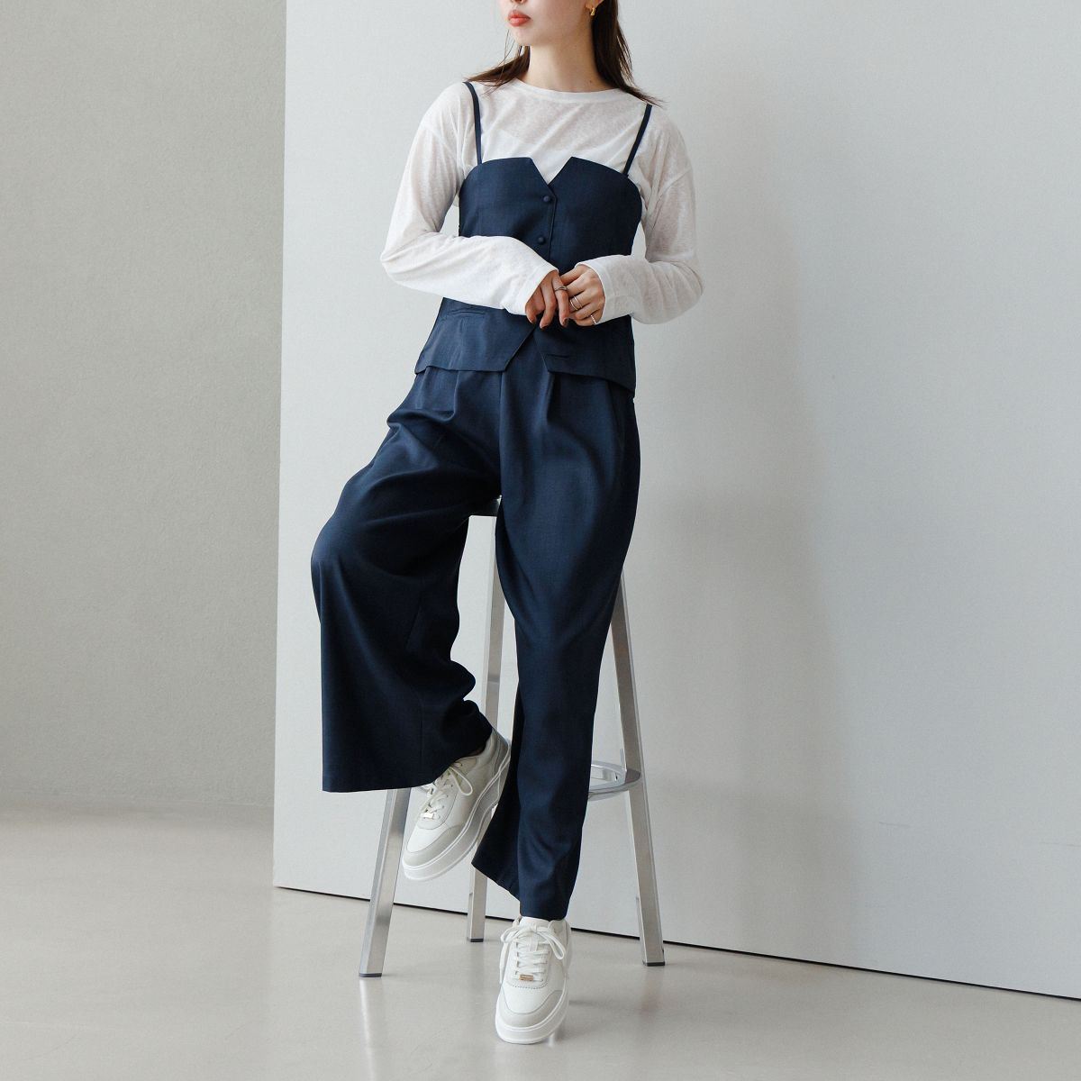 【25AW新色】厚底コートソールスニーカー/657102