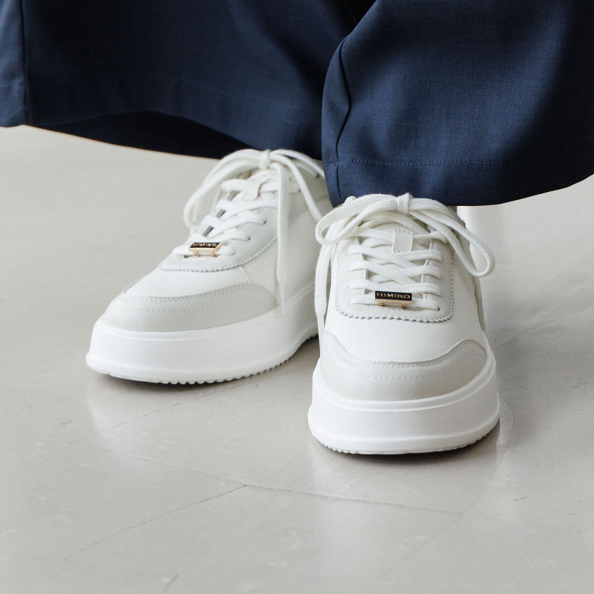 【25AW新色】厚底コートソールスニーカー/657102