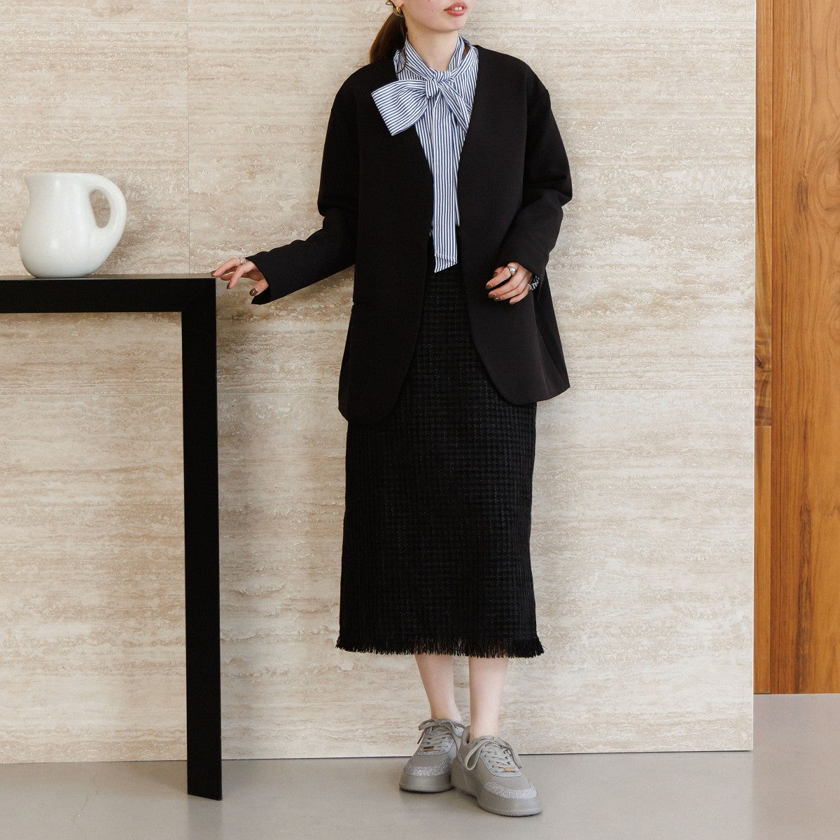 【25AW新色】厚底コートソールスニーカー/657102