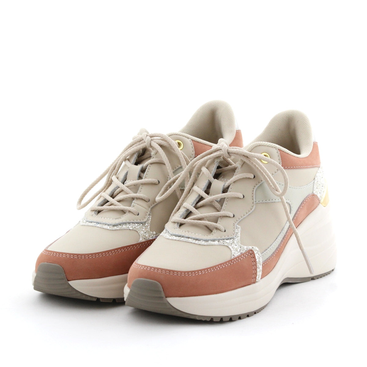 【25AW新色】美脚ヒールアップスニーカー/657106