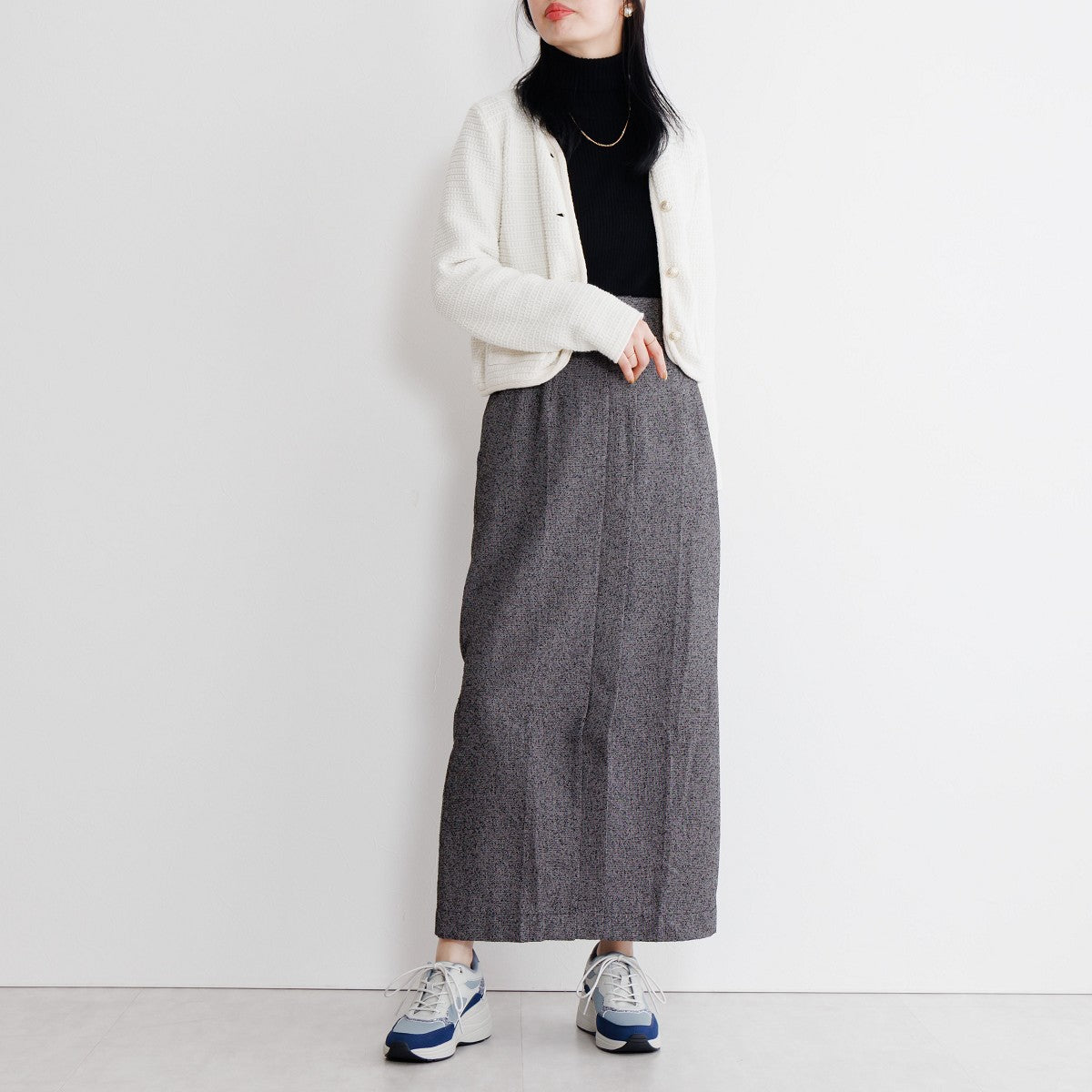 【25AW新色】美脚ヒールアップスニーカー/657106