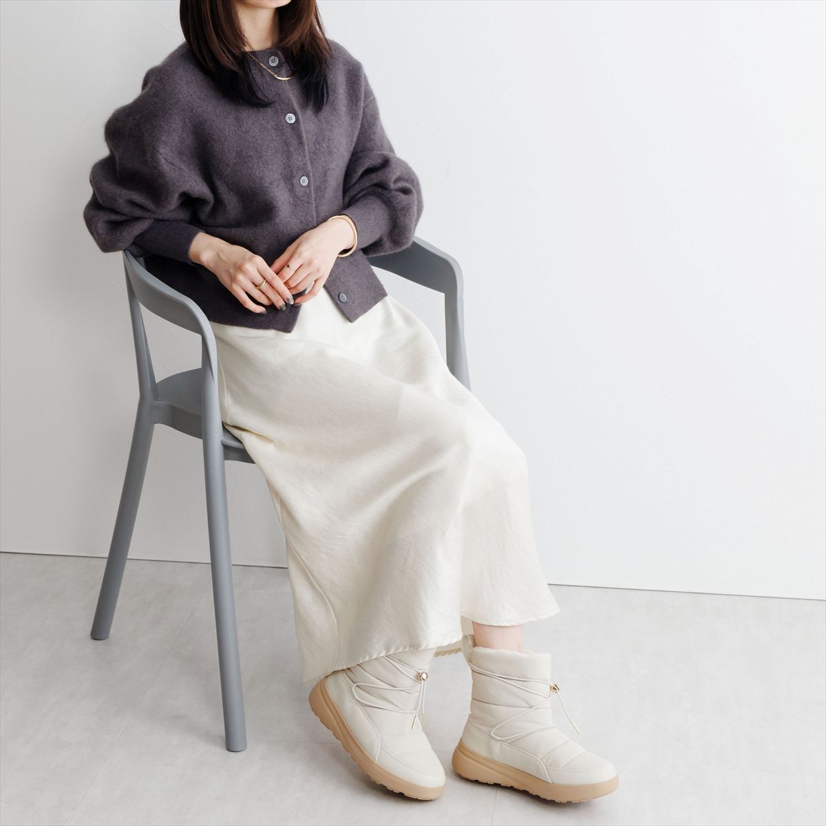 【25AW】コードデザインスノーブーツ/657402