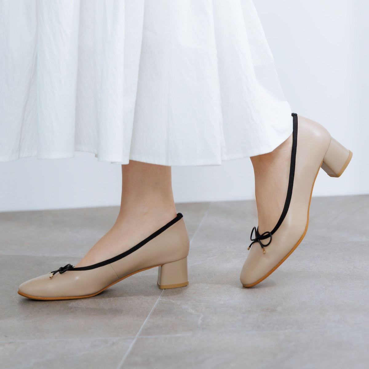 【26SS】4cmヒールバレエパンプス/661110