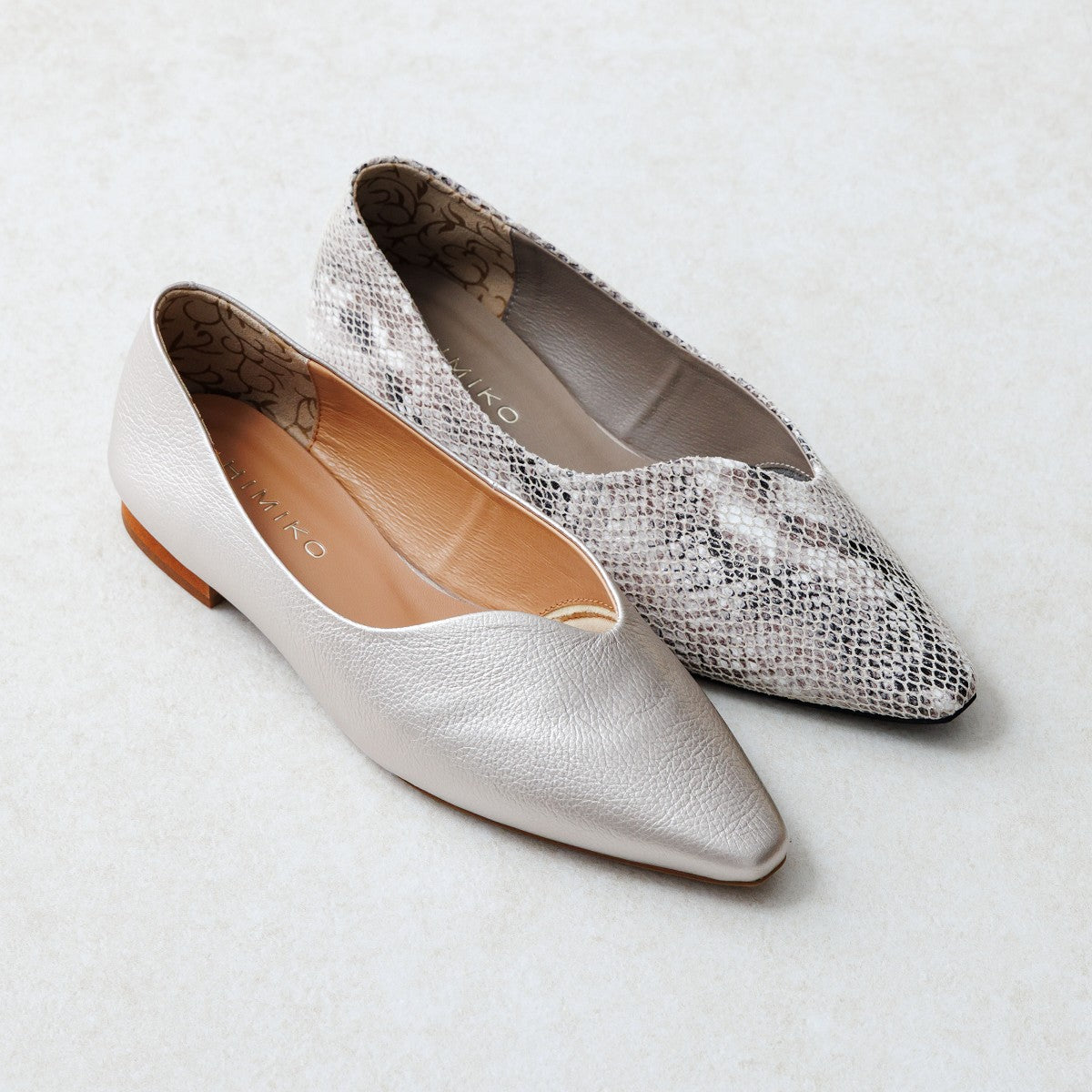 【26SS】ウェーブカットフラットパンプス/661111