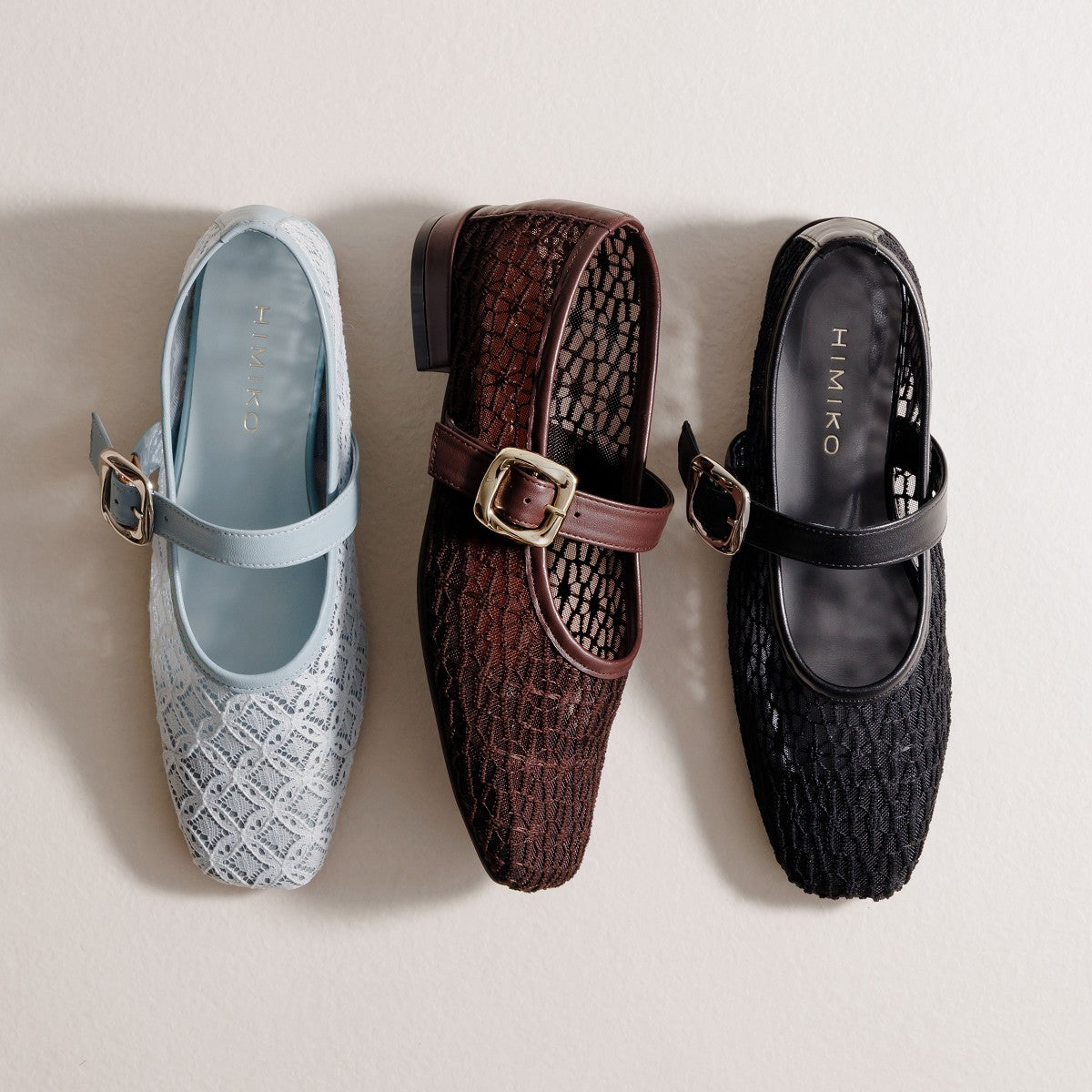 【26SS】チュールフラットメリージェーンパンプス/661115