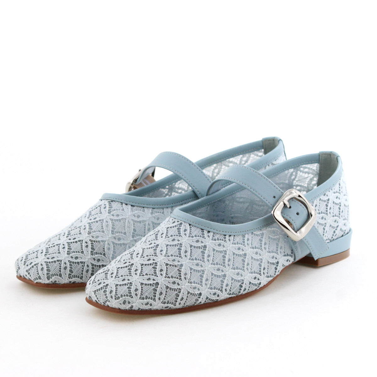 《26SS》チュールフラットメリージェーンパンプス/661115