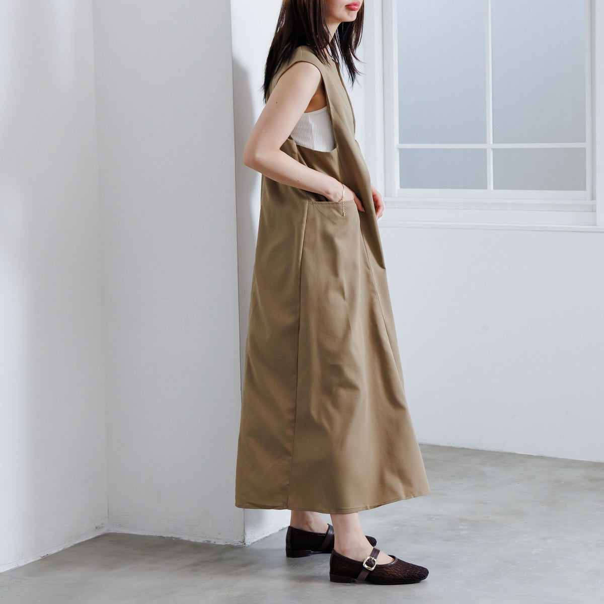 《26SS》チュールフラットメリージェーンパンプス/661115