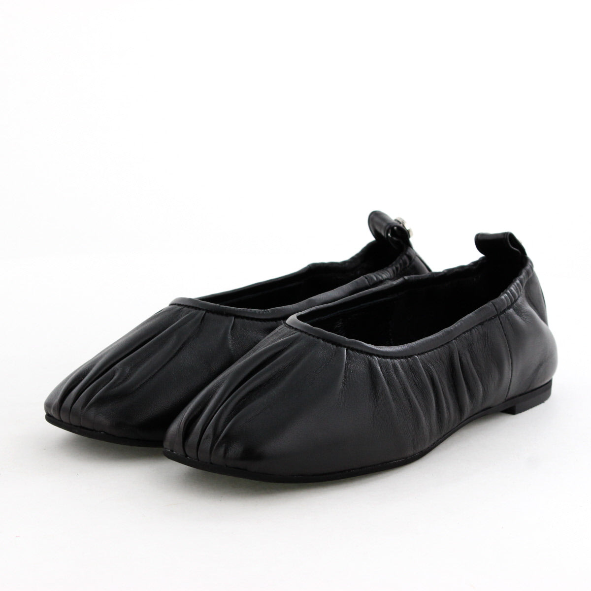 【26SS】ドレープデザインフラットパンプス/661116