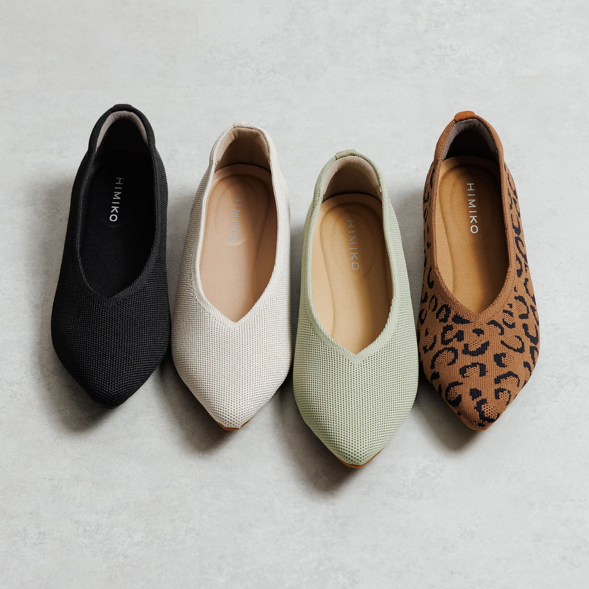 【26SS】洗えるVカットニットパンプス/661122