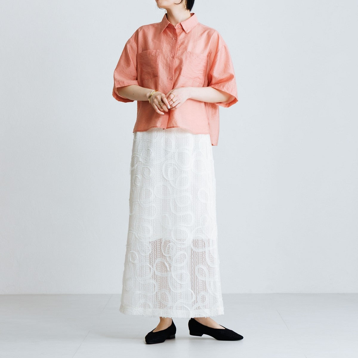 【SALE/26SS】ソフトポインテッドトゥメッシュパンプス/661126