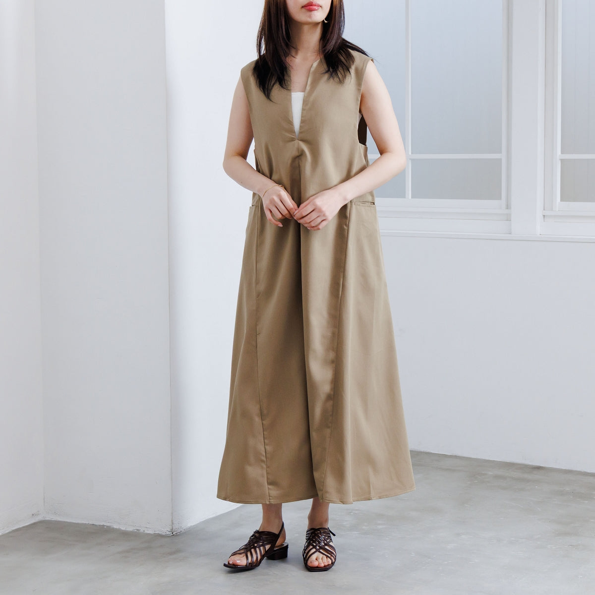 【SALE】【26SS】ケージストラッピーローヒールサンダル/661202