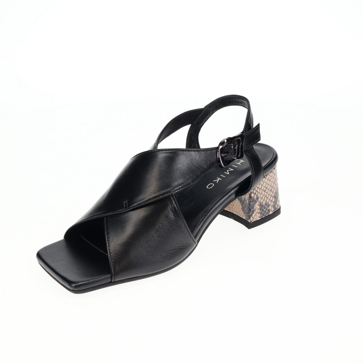 《予約/4月中旬入荷予定》ブロックヒールカバードクロスサンダル/661205