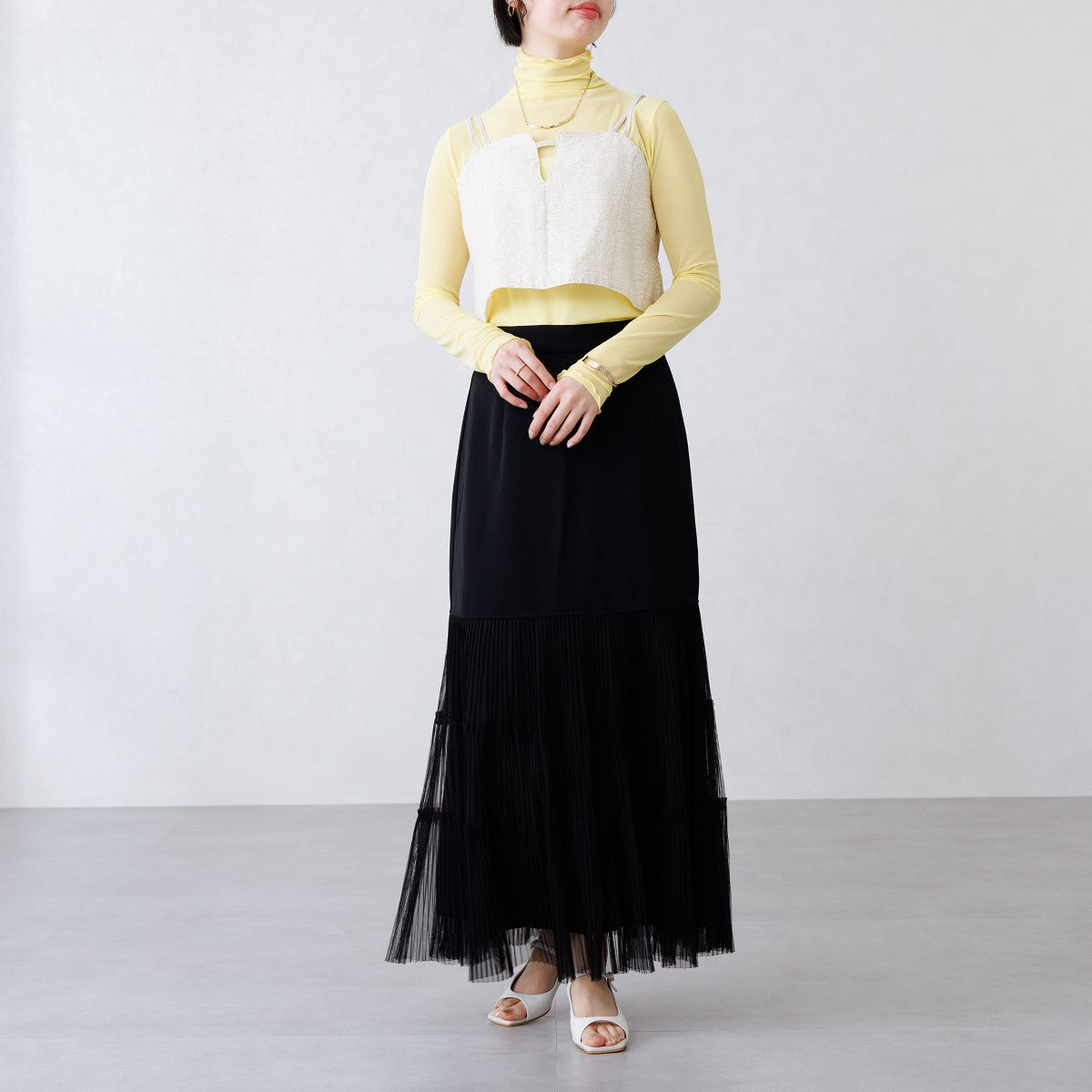 【SALE】【26SS】ビジューバックルミュールサンダル/661218