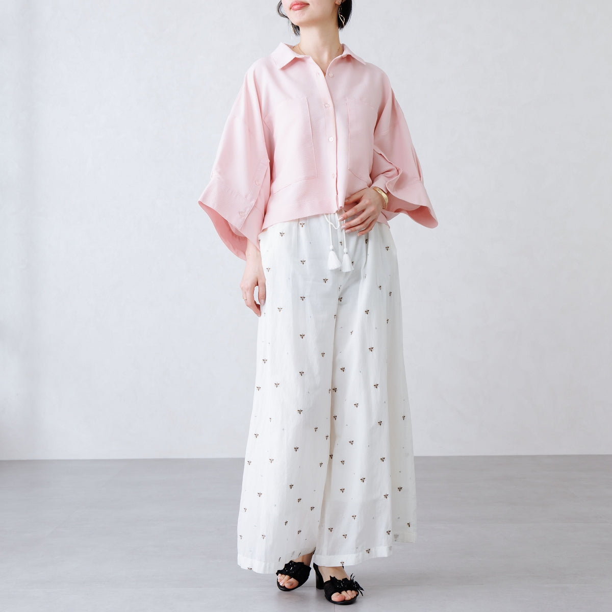 HANAE MORI×HIMIKO バタフライモチーフストラップサンダル/661222