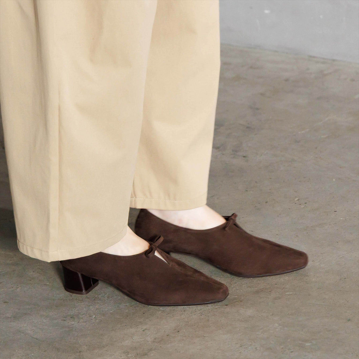 【26AW】リボンモチーフハイバンプシューズ/661306