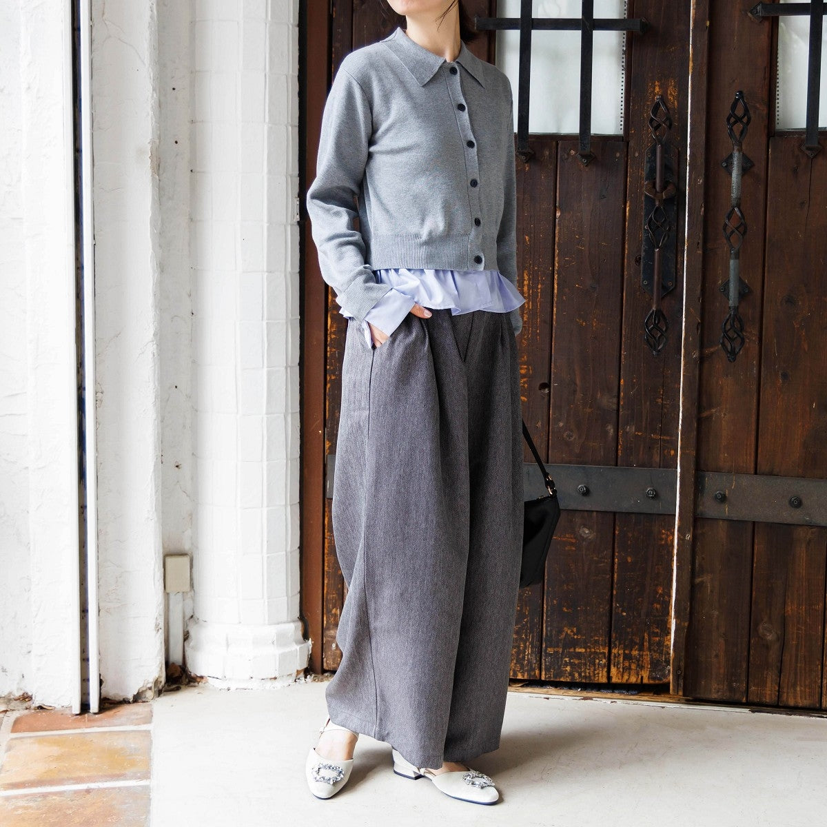 【26AW】HANAEMORI×HIMIKO ビジューセパレートパンプス/661333
