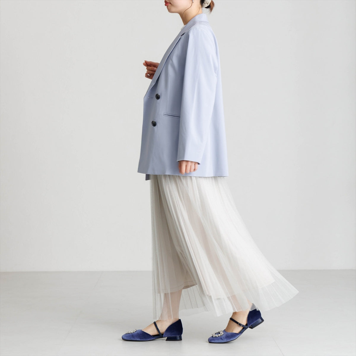 【26AW】HANAEMORI×HIMIKO ビジューセパレートパンプス/661333
