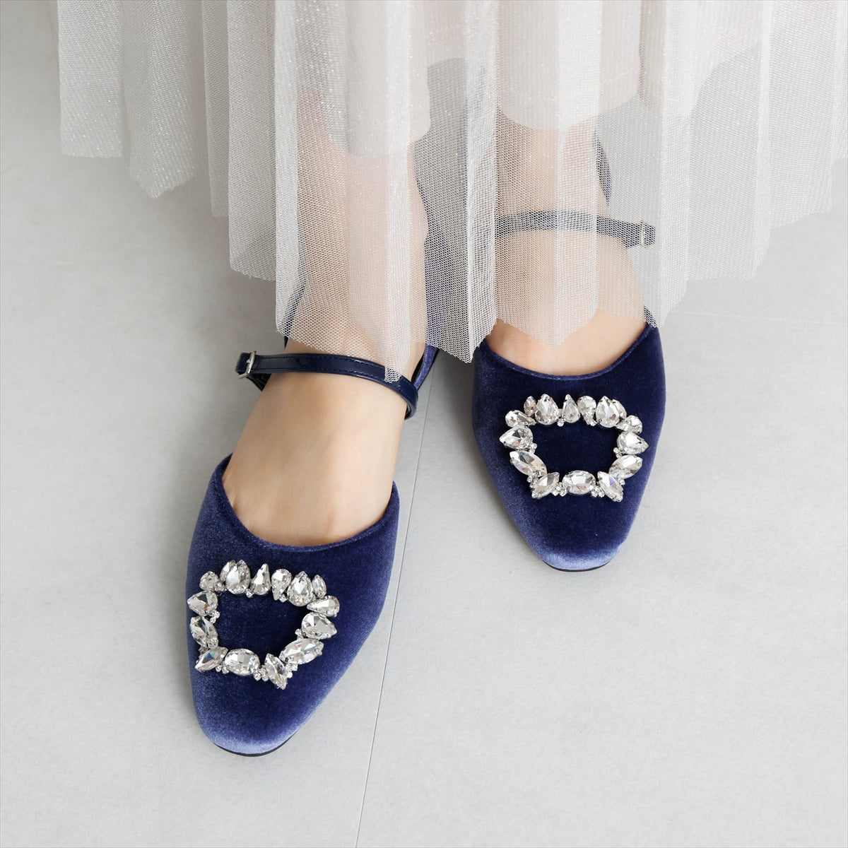 【26AW】HANAEMORI×HIMIKO ビジューセパレートパンプス/661333