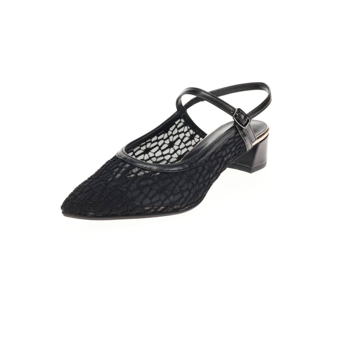 《予約/3月下旬入荷予定》ポインテッドトゥチュールバックストラップ/661505