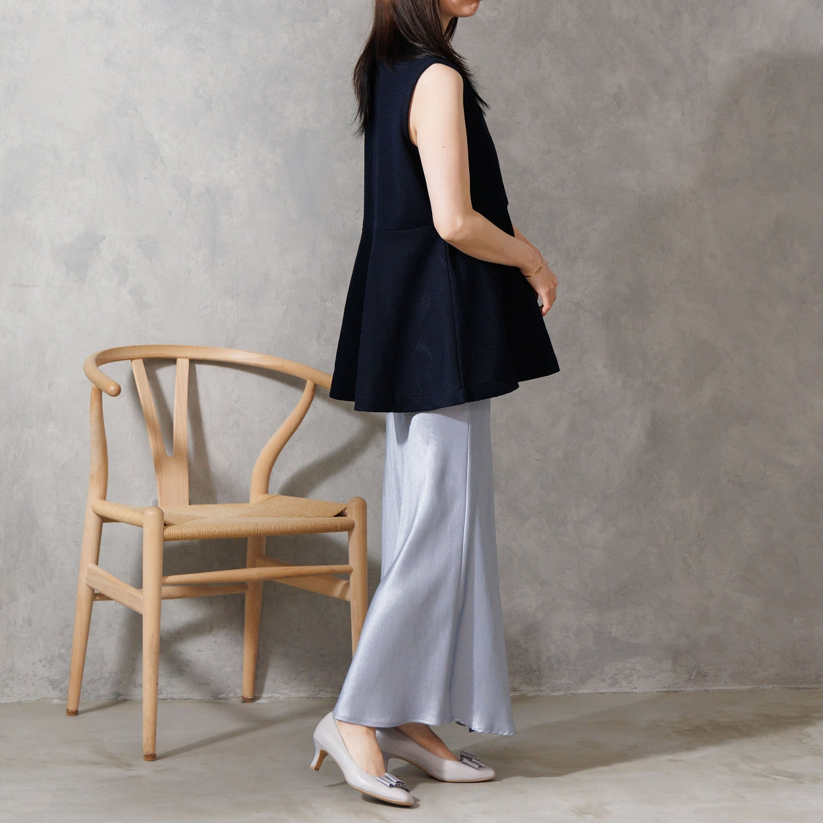 【26SS】リボンモチーフパンプス/663101