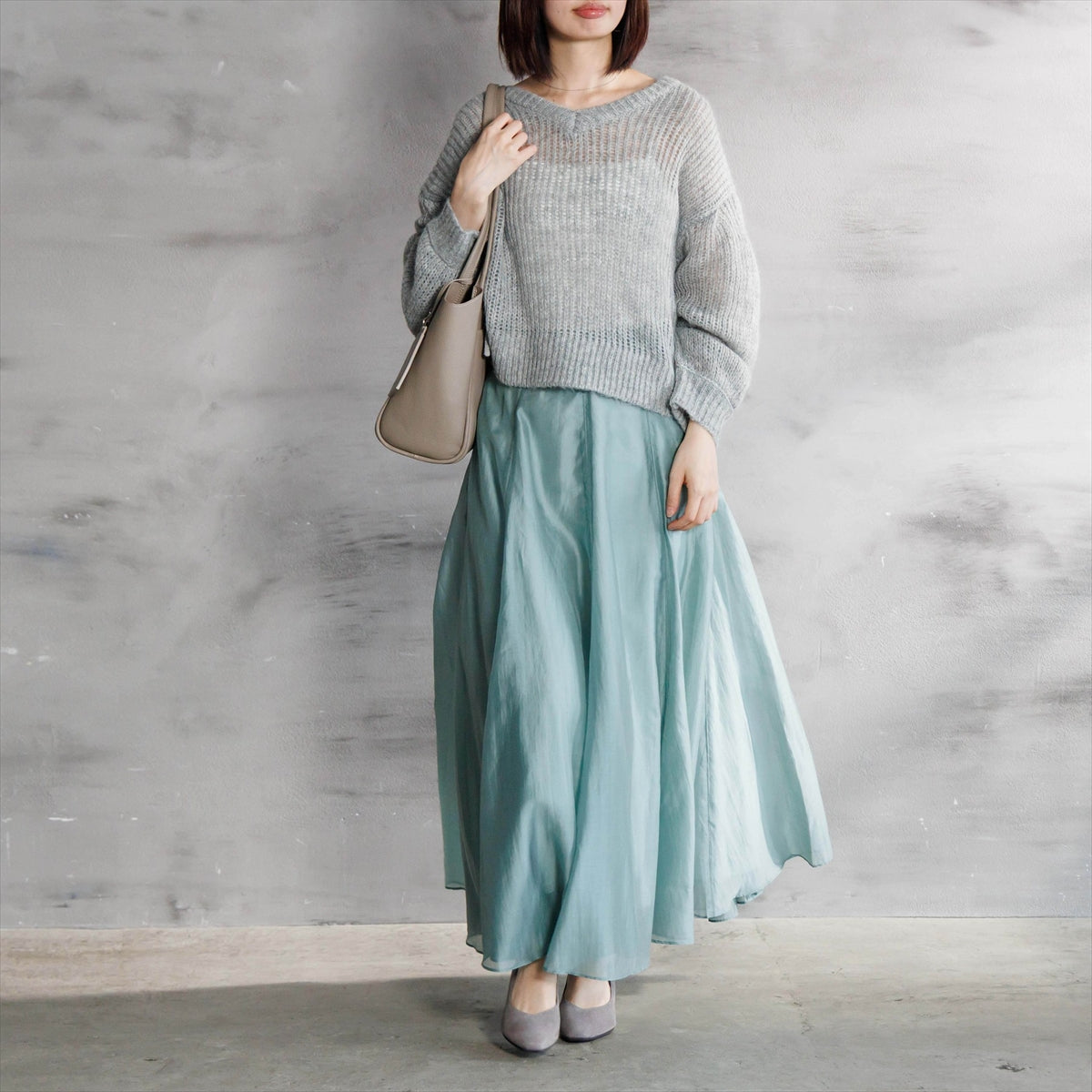 【26AW】ソフトスクエアトゥプレーンパンプス/663102