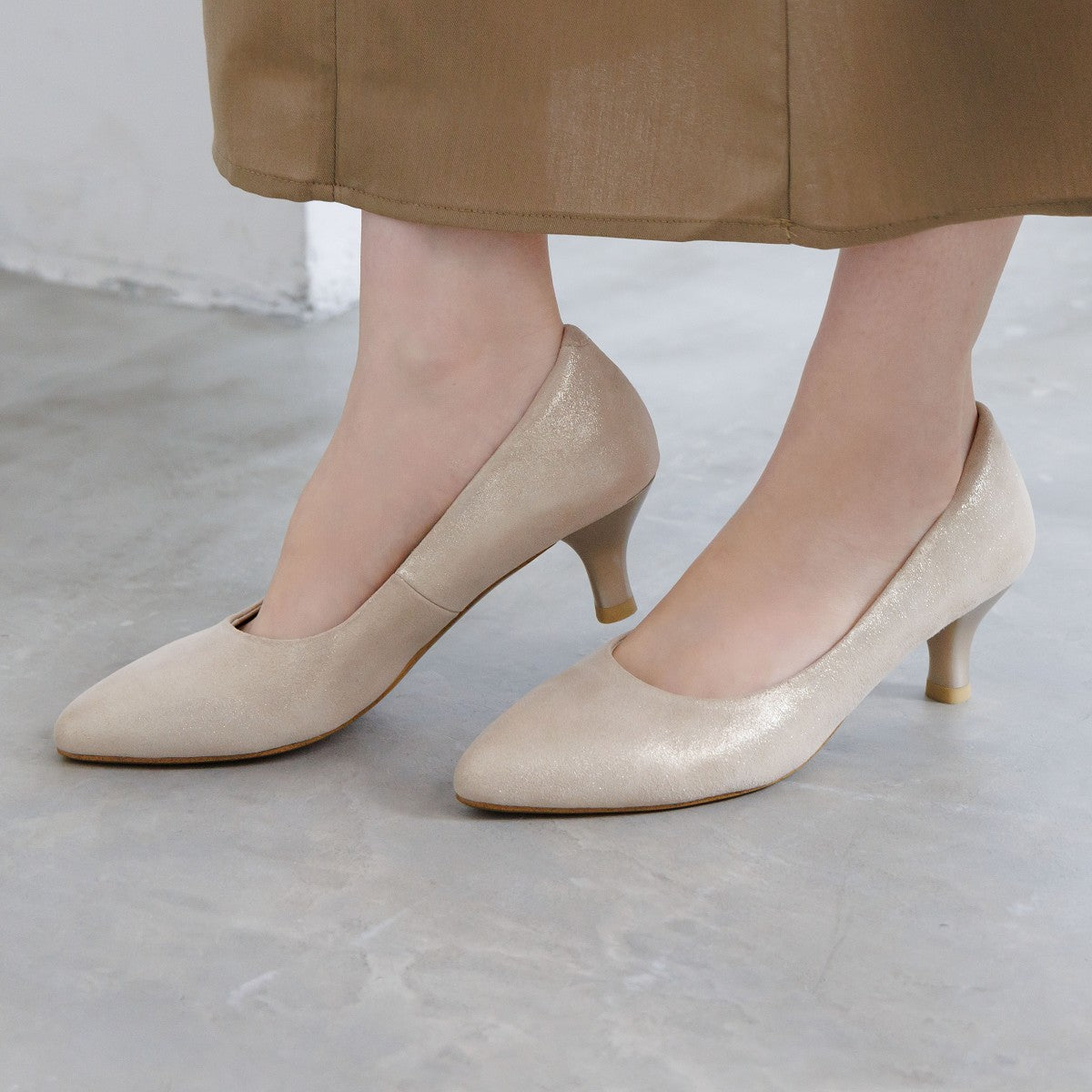 【26SS/跳べるパンプス】アーモンドトゥパンプス/663104