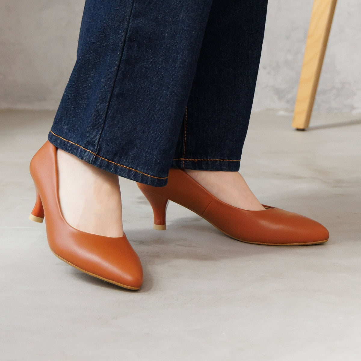 【26SS/跳べるパンプス】アーモンドトゥパンプス/663104