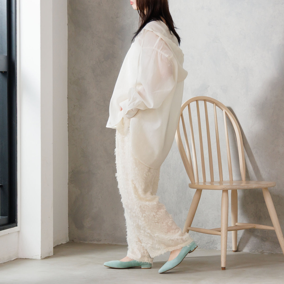 【26SS/跳べるパンプス】ポインテッドトゥフラットパンプス/663105