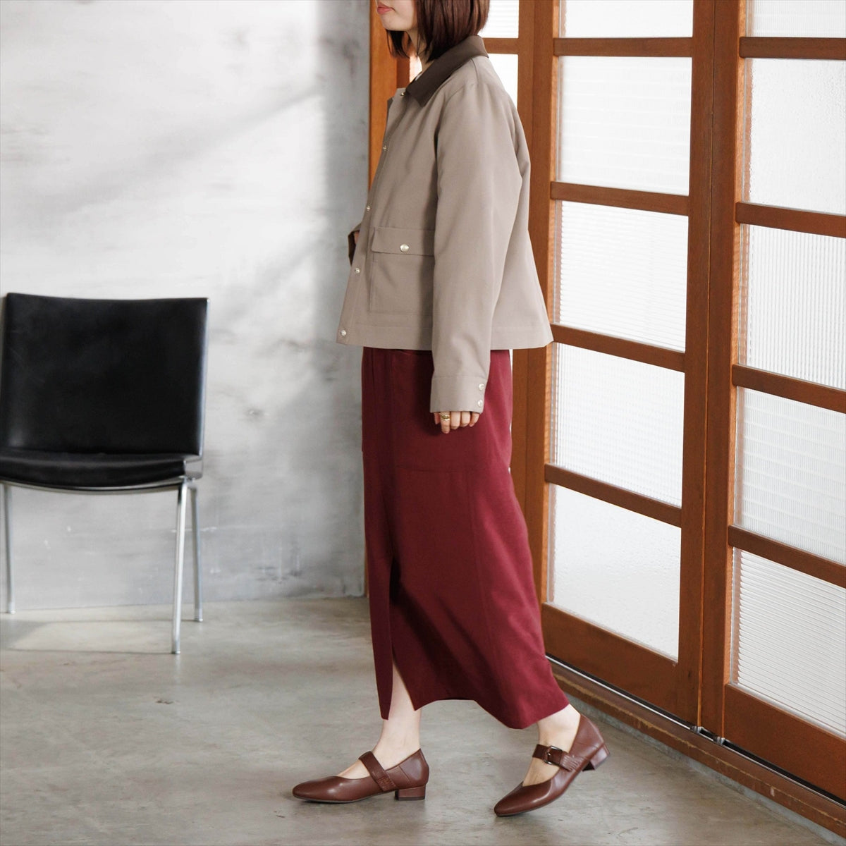 【26AW】2WAYベルトデザインバブーシュ/663302
