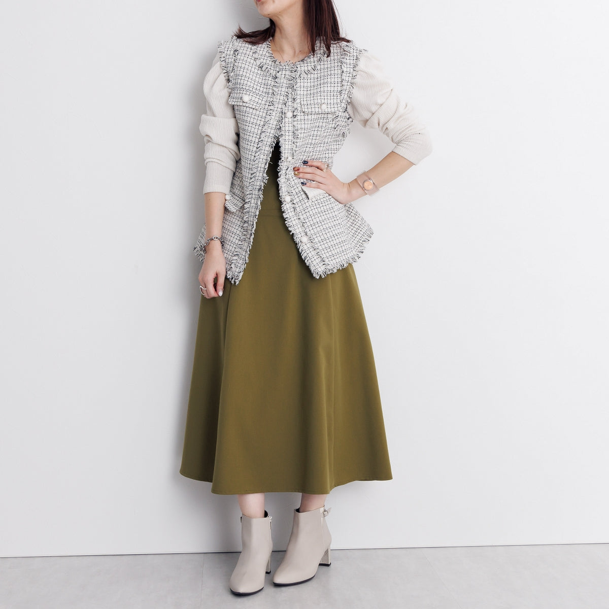 【SALE】５cmヒールベルトデザインブーツ/633404