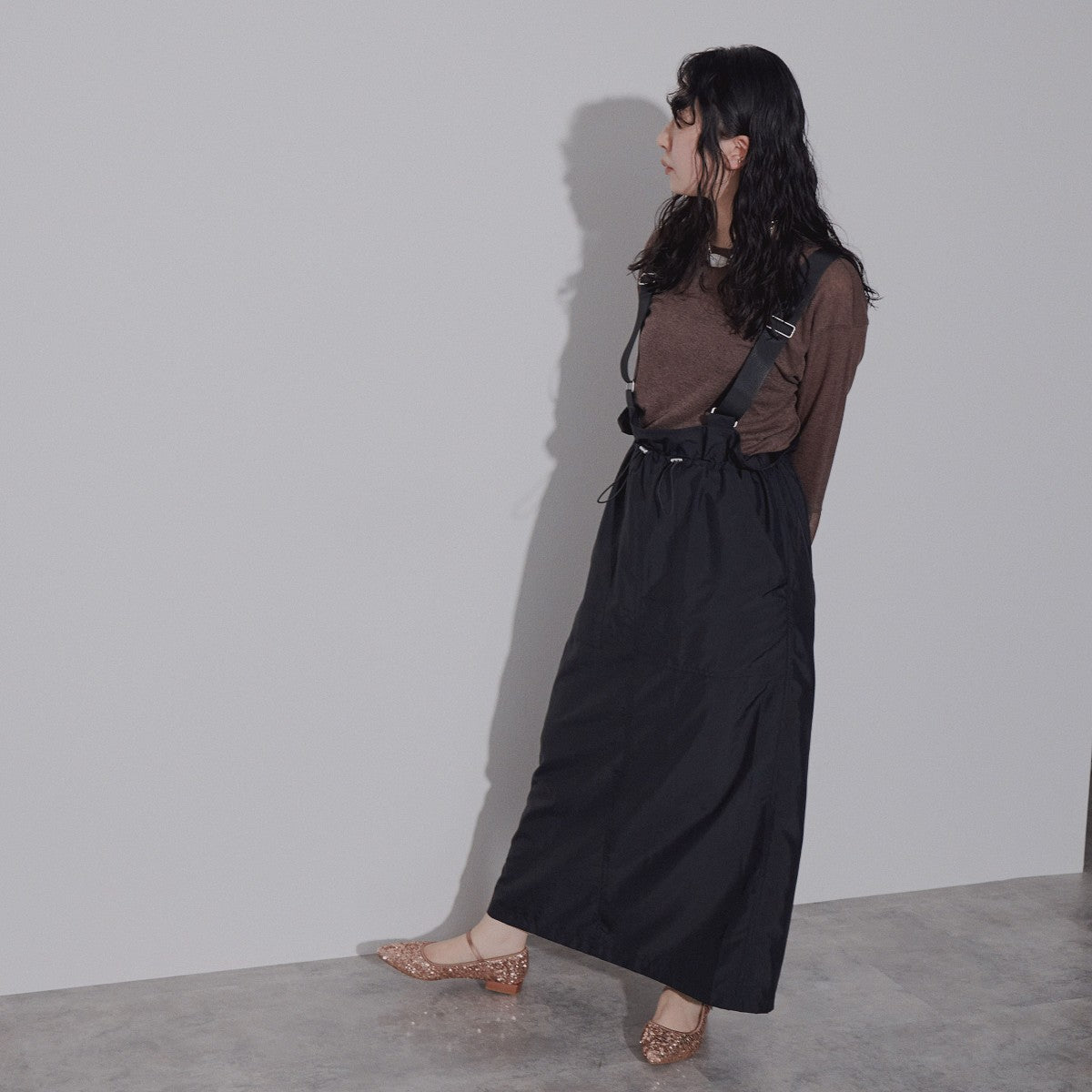 【SALE】スパンコールストラップパンプス/544112