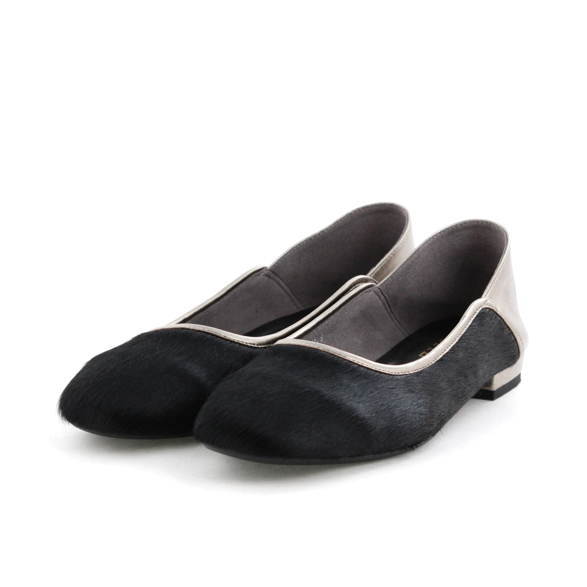 【SALE】異素材コンビバブーシュパンプス/544309