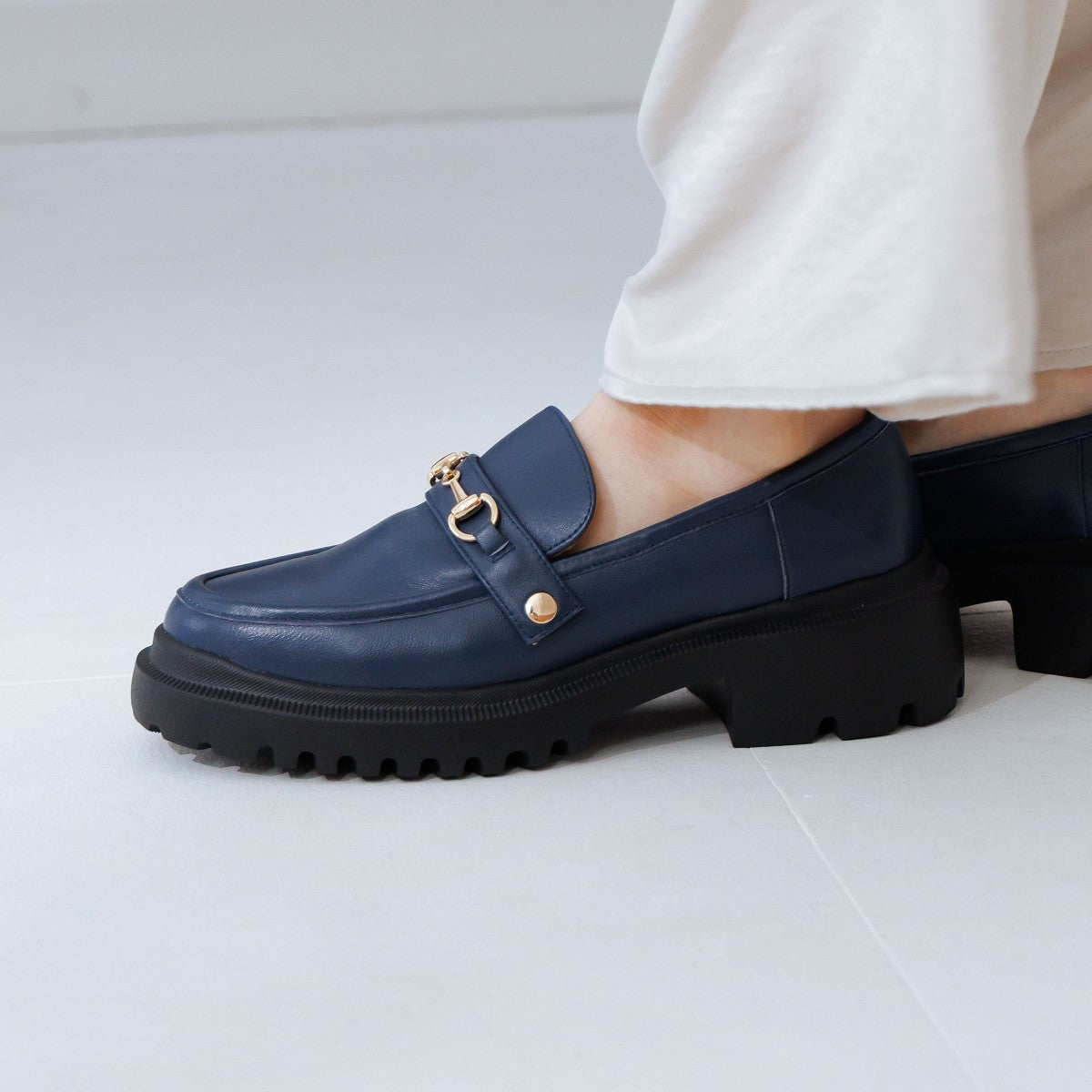 【SALE】3WAYパーツトラックソールローファー/544313