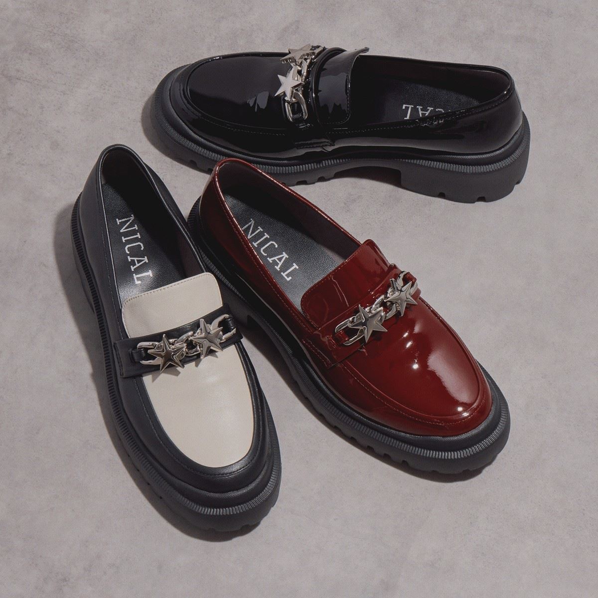 【SALE】スターモチーフローファー/544315