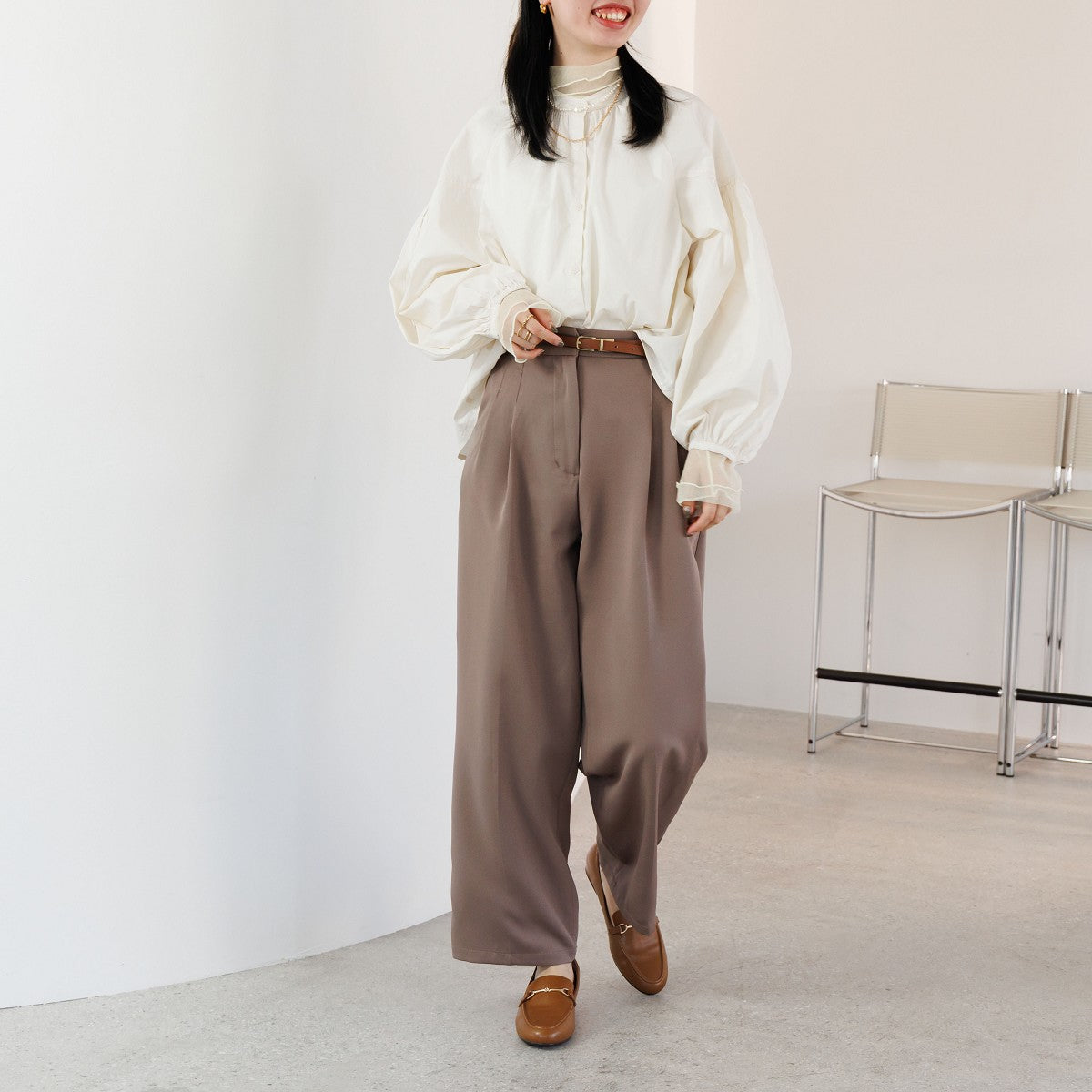 SALE】ラウンドトゥビットローファー/544317