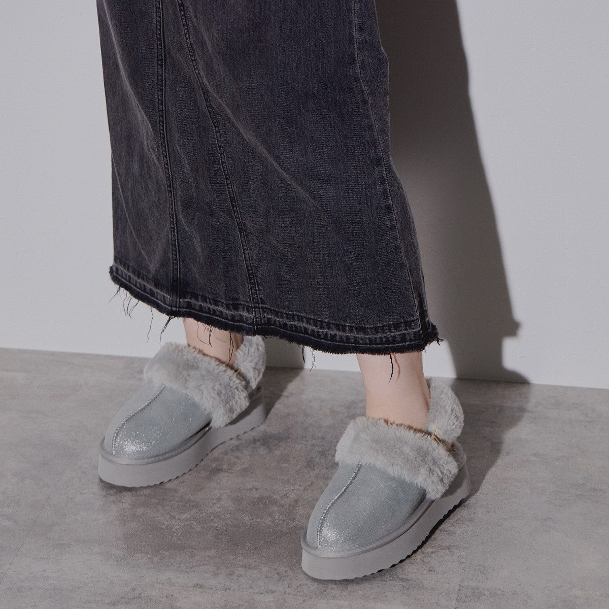 SALE】新色追加◇ムートンバックストラップサンダル/544319