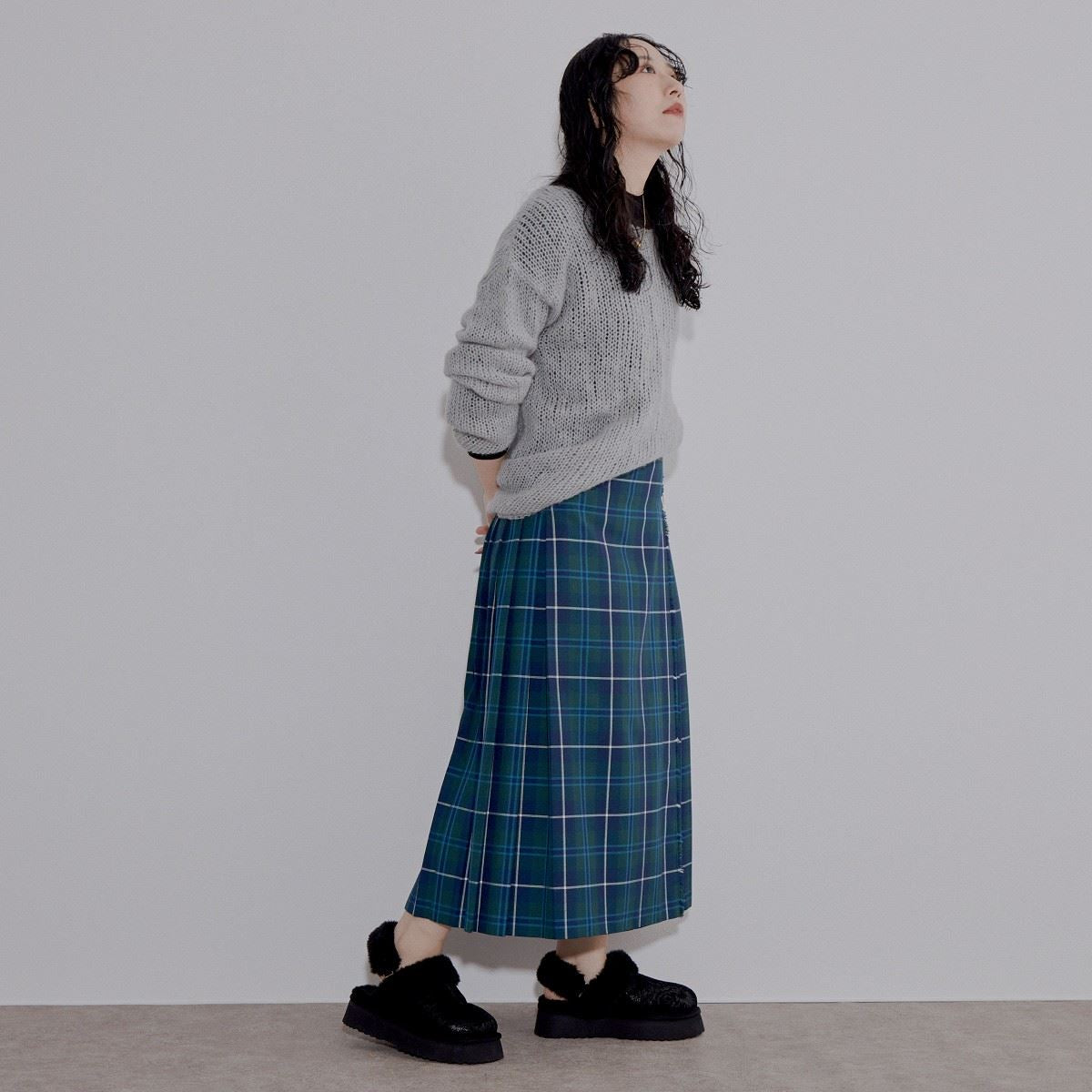 【SALE】新色追加◆ムートンバックストラップサンダル/544319