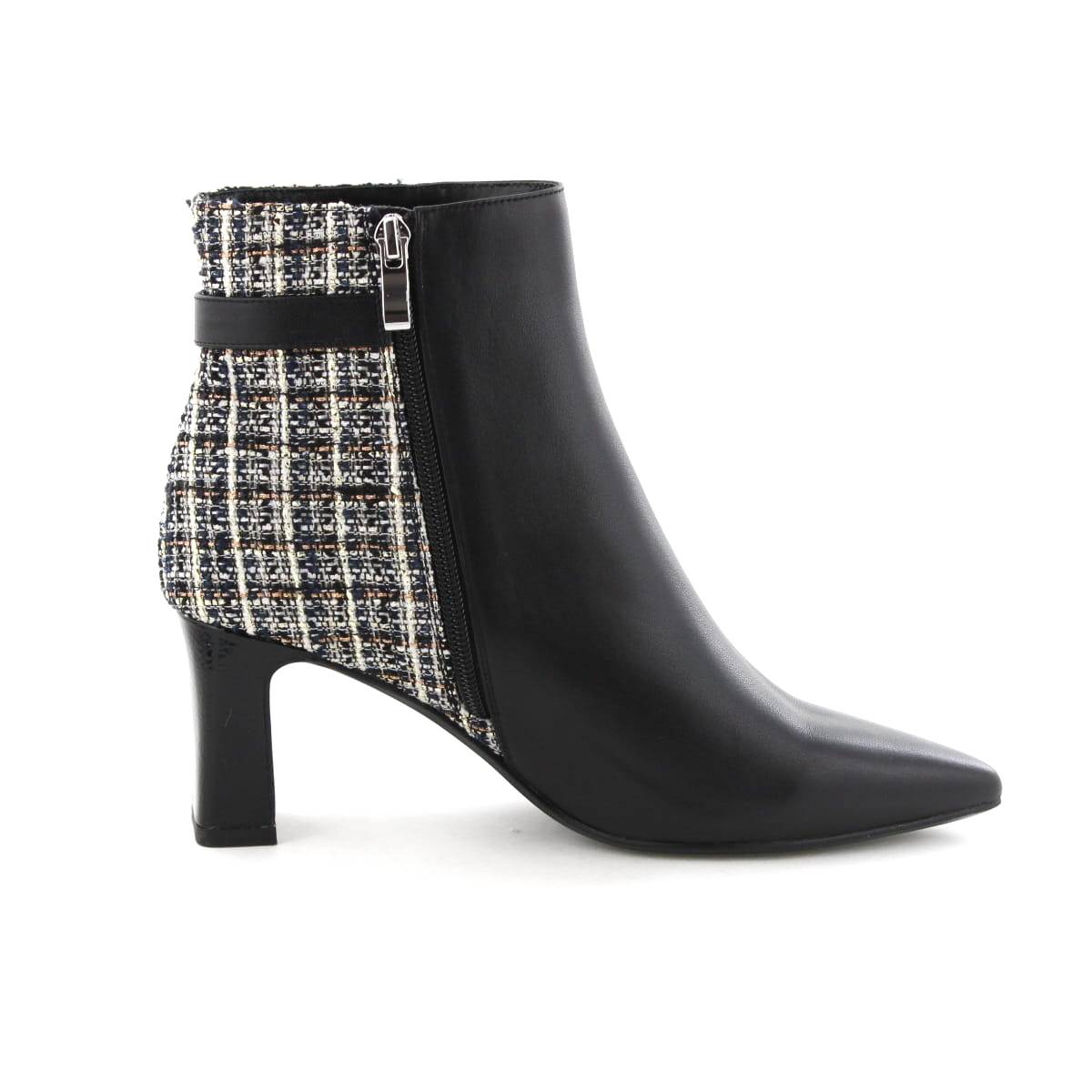 【SALE】ビジューバックルヒールブーツ/544406