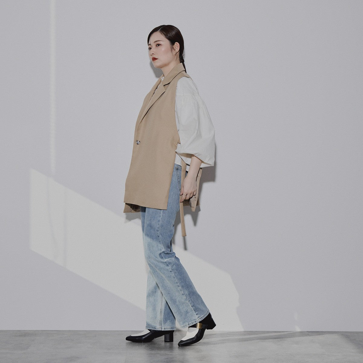 【SALE】メタルパーツポインテッドトゥブーツ/544409