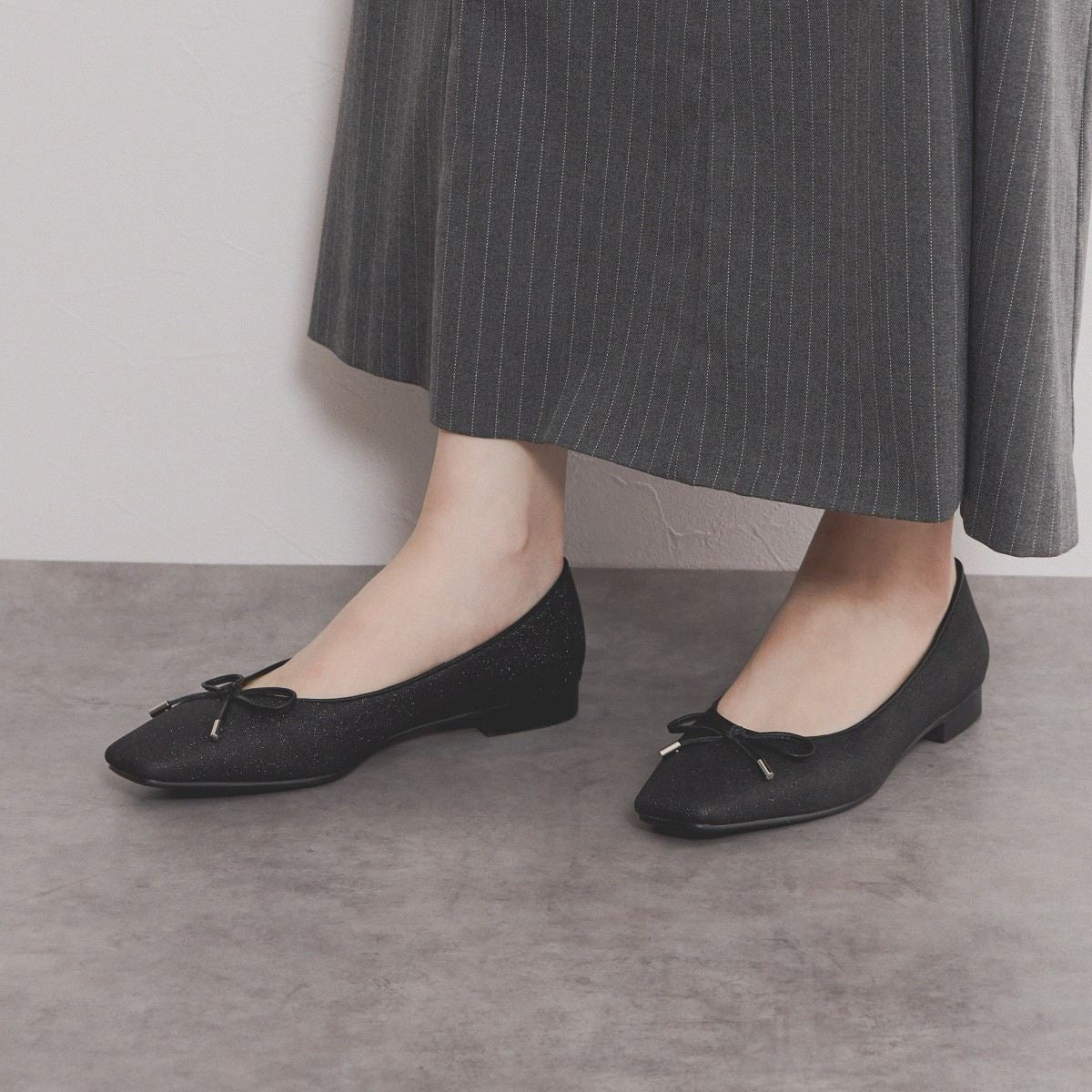 グリッターバレエパンプス/554105