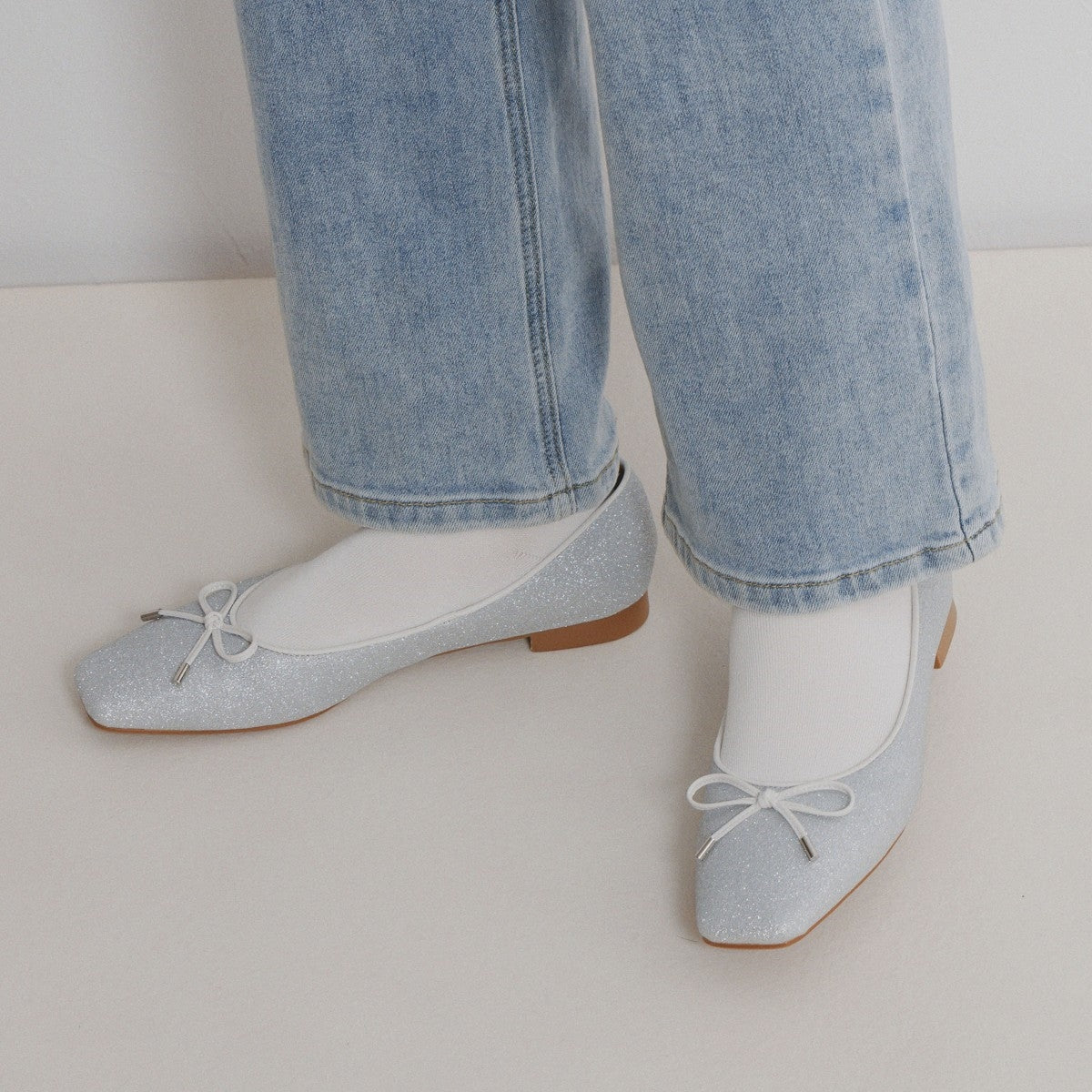 グリッターバレエパンプス/554105