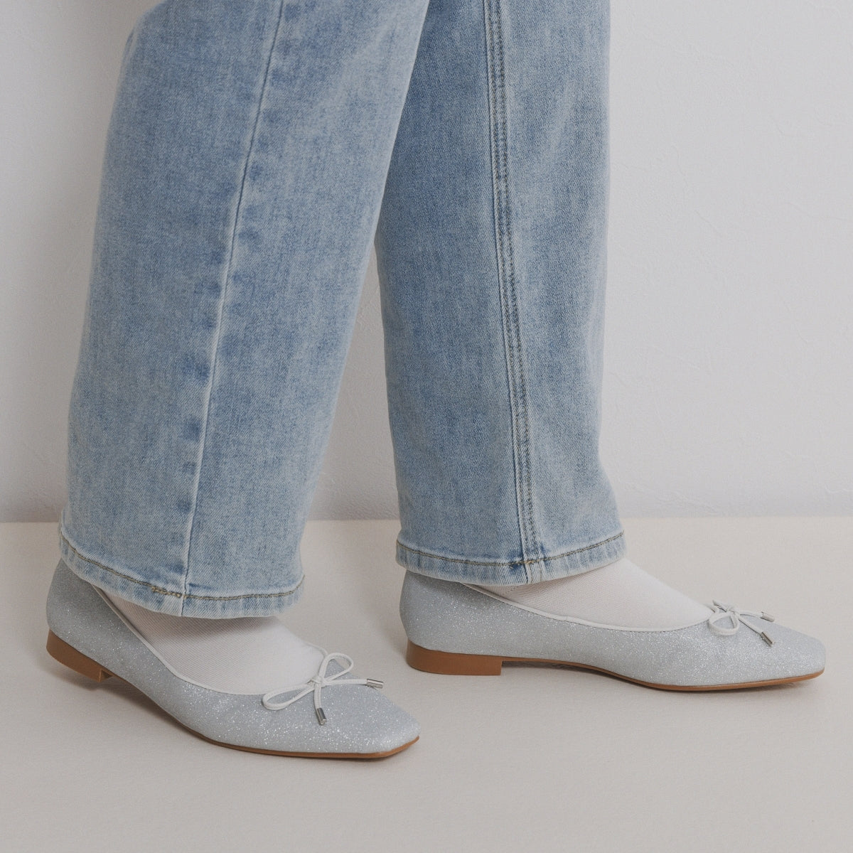 グリッターバレエパンプス/554105