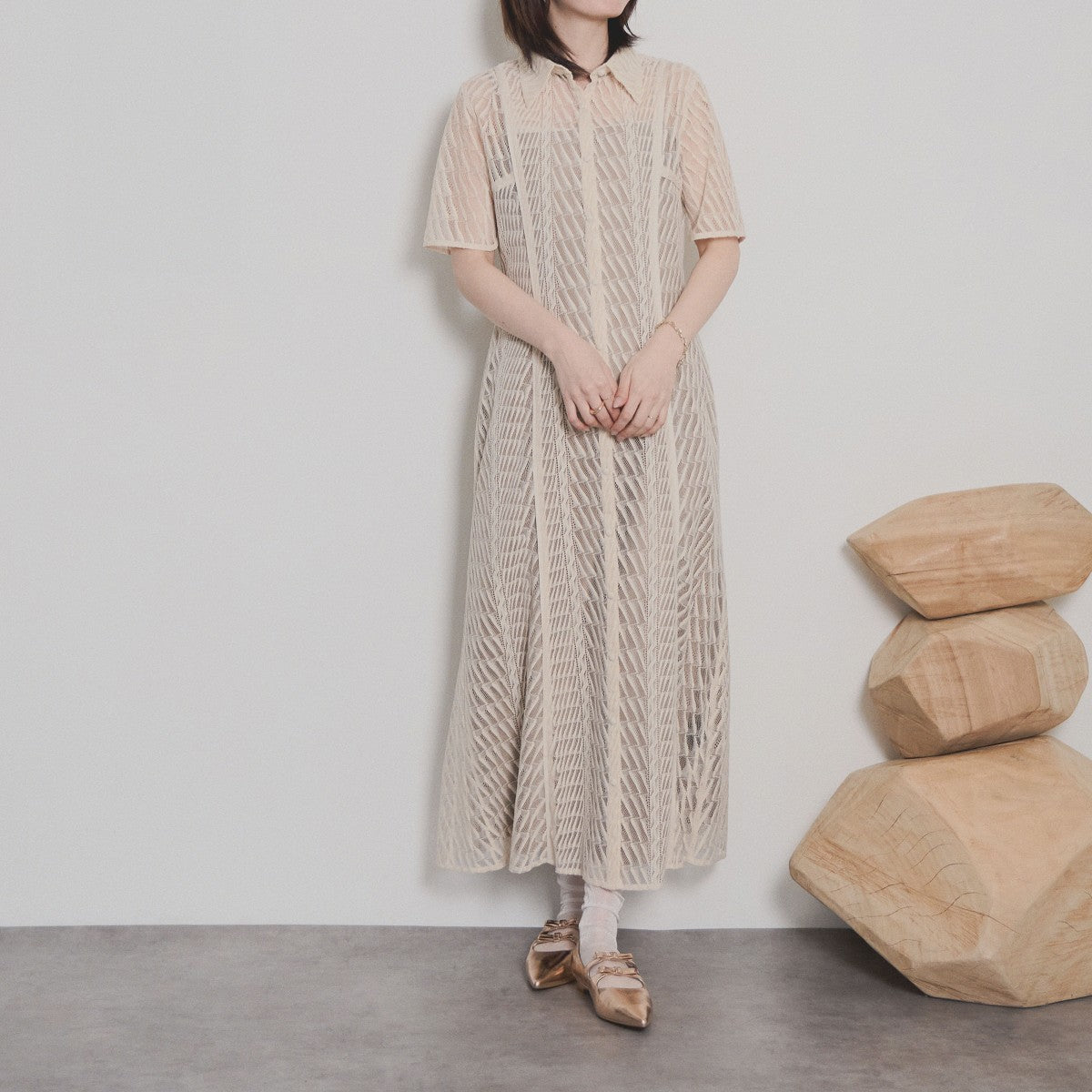 【SALE】ダブルリボンポインテッドトゥパンプス/554107