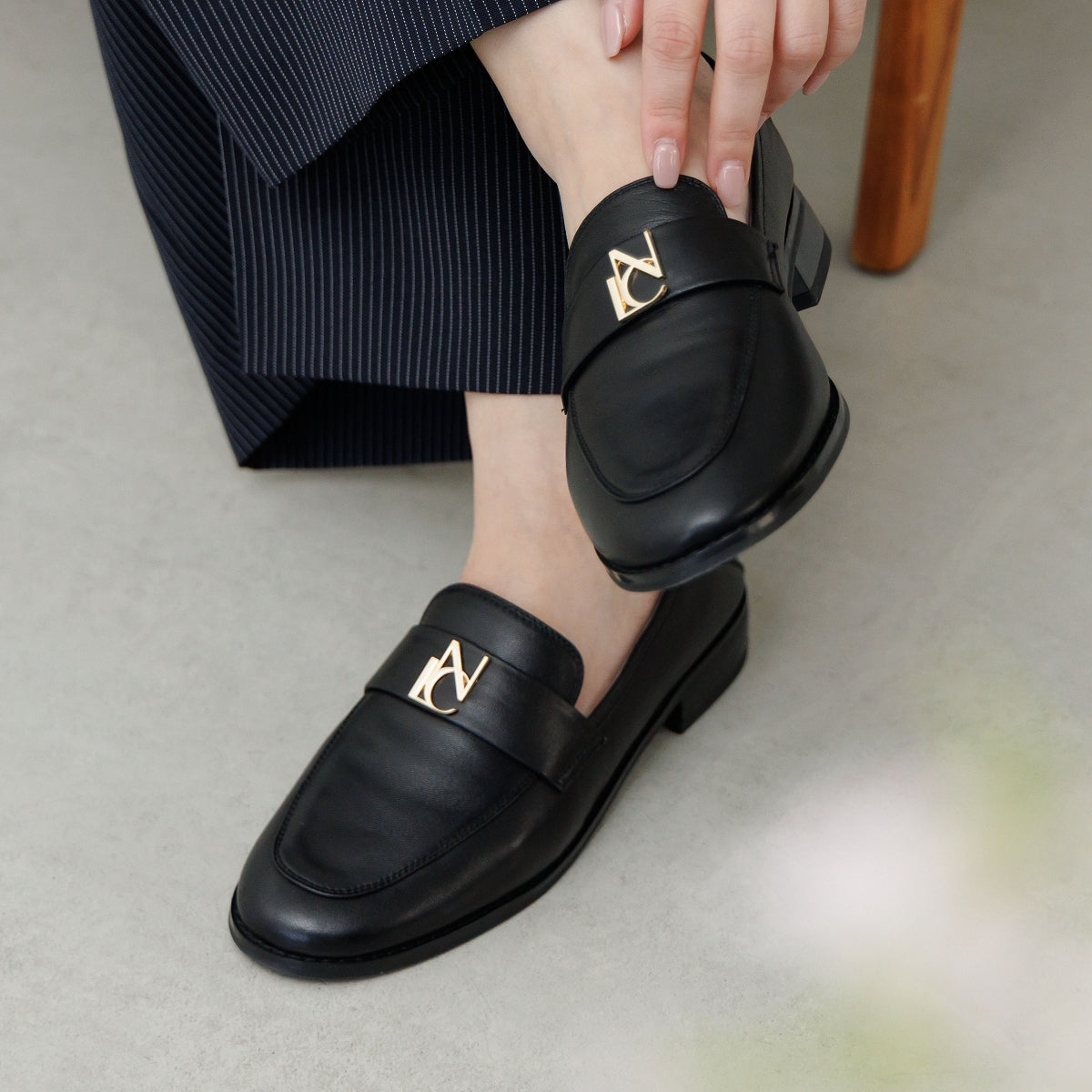 【SALE】NICALロゴ入りローファー/554109