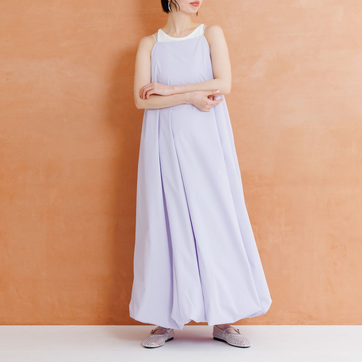 【26SS】ラインストーンメッシュパンプス/564104