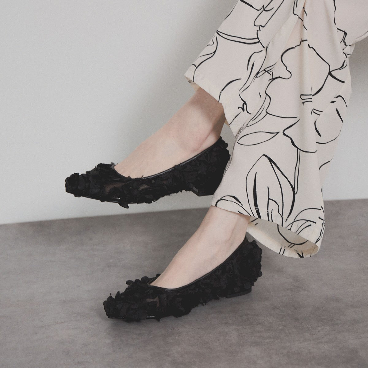 【SALE】ブロッサムチュールパンプス/554112
