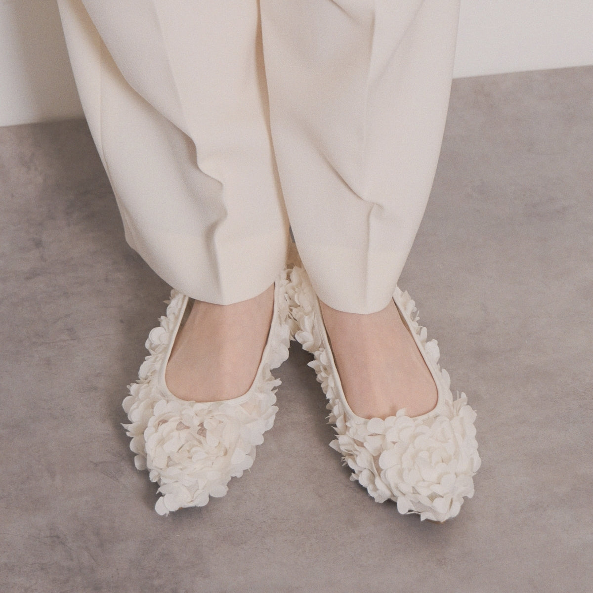 【SALE】ブロッサムチュールパンプス/554112