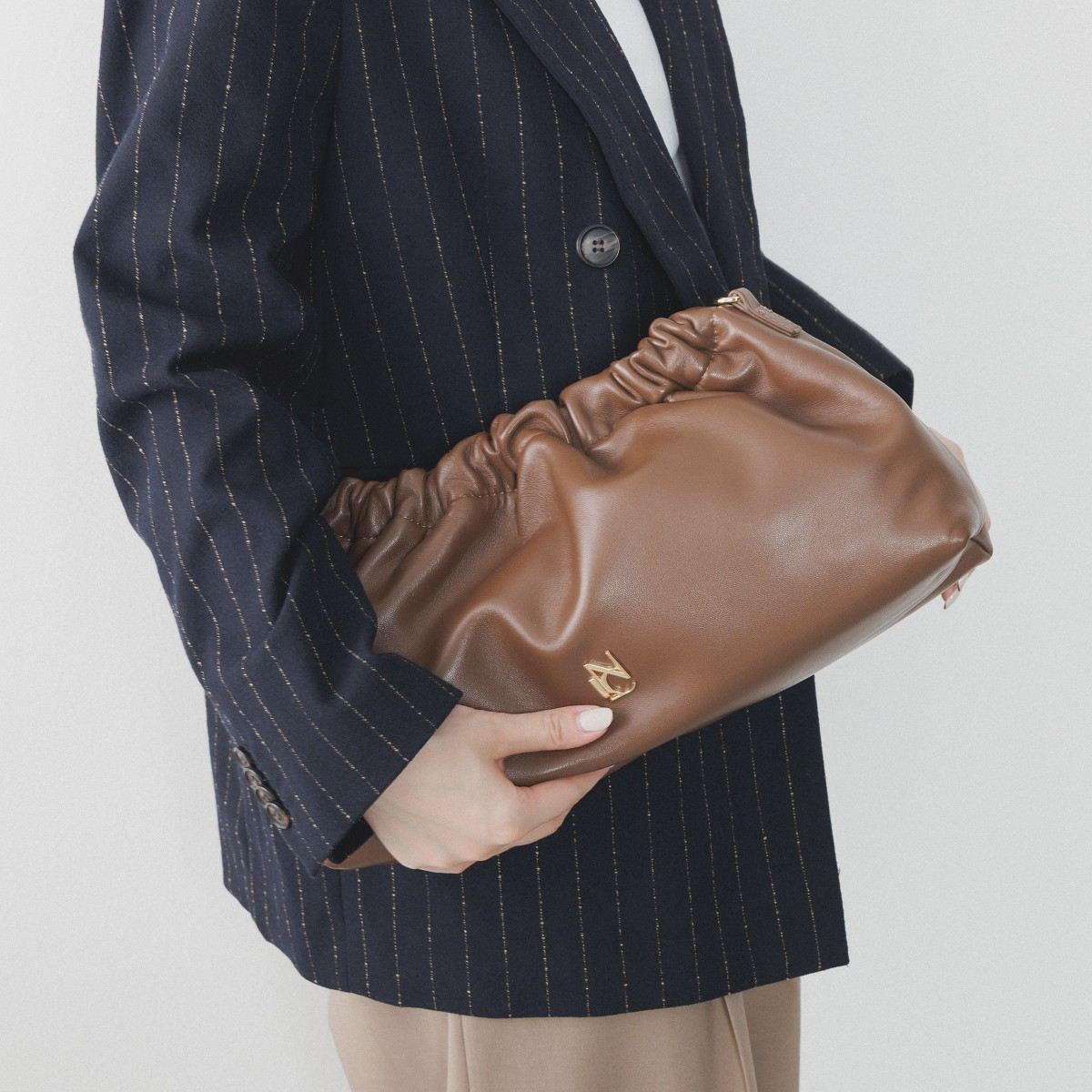 【SALE】ギャザーショルダーバッグ/554181