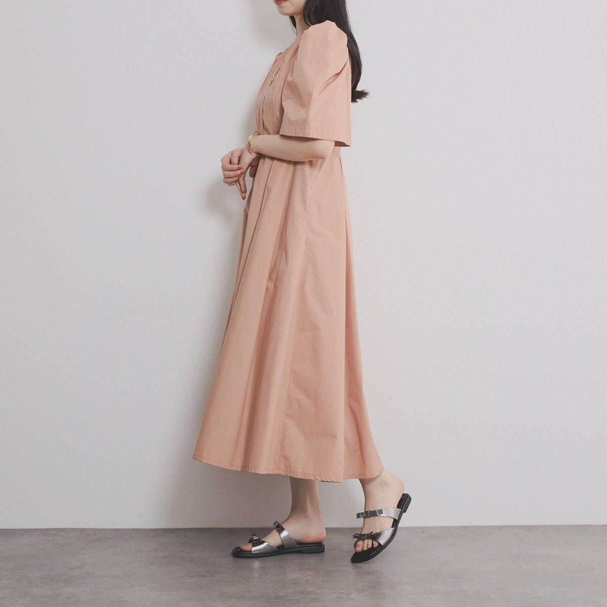 【SALE】ダブルリボンミュールサンダル/554203
